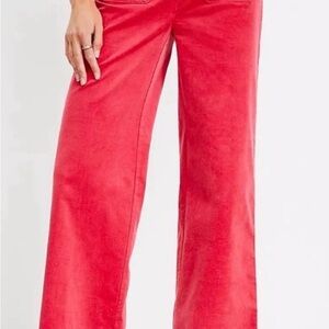 LOFT Raspberry Women's wide Leg Pants